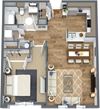 1 Bedroom - 120% AMI